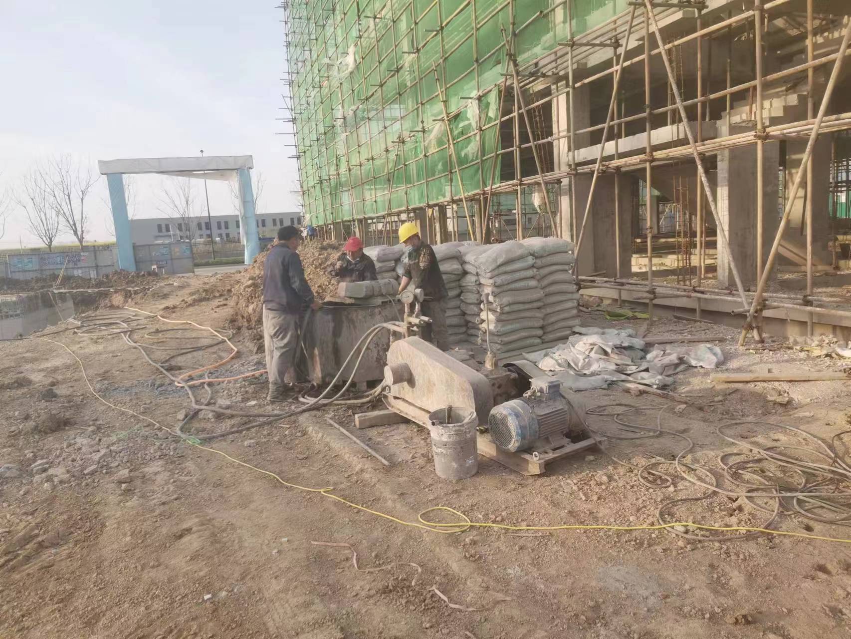 竹山别墅下沉注浆