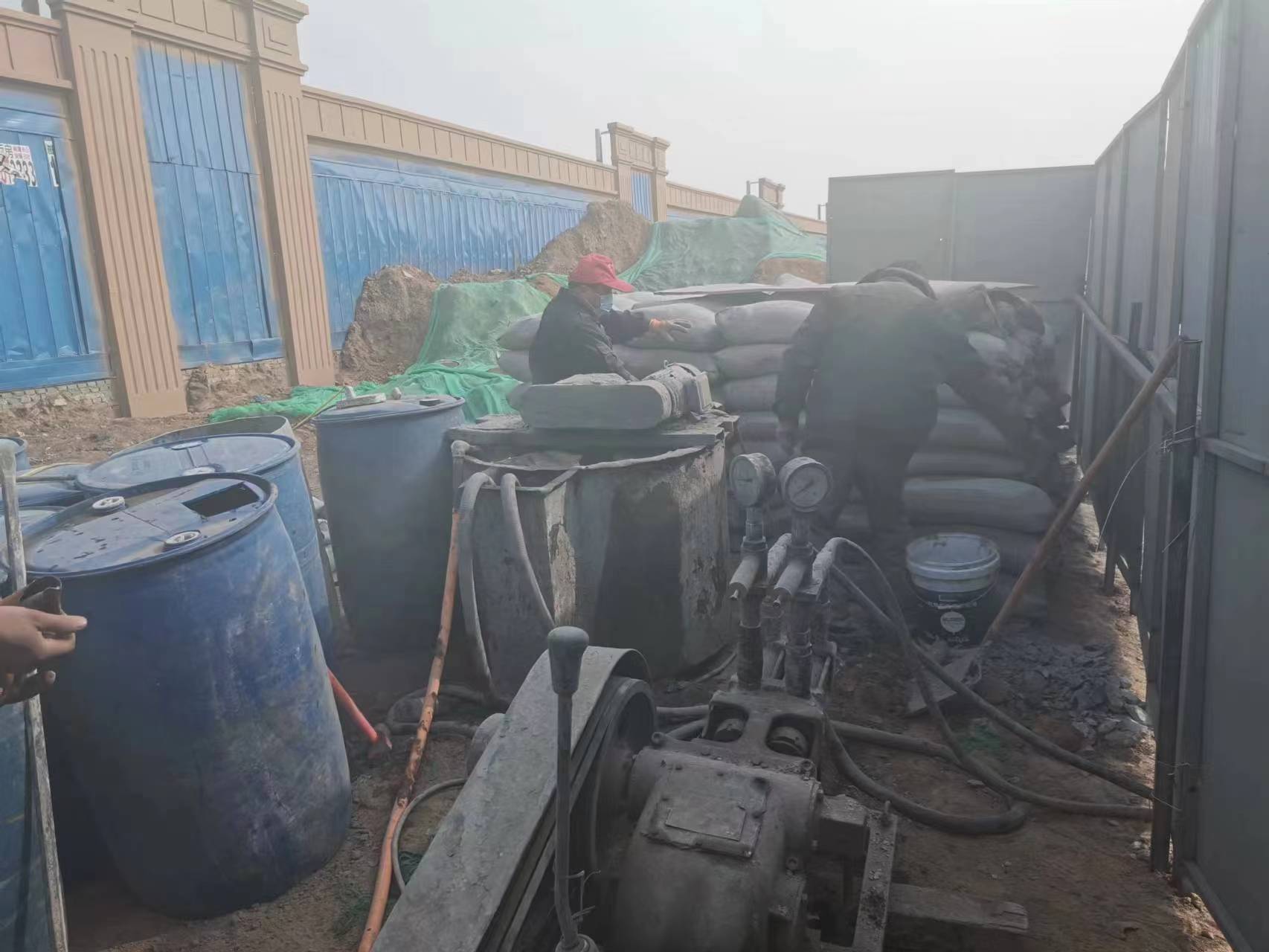 竹山房屋下沉注浆